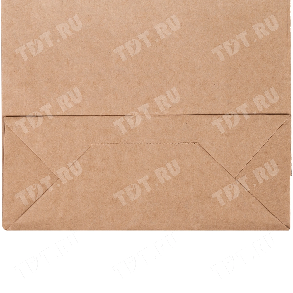 Крафт пакет с плоской ручкой, 70 г/м², 24*11*31 см