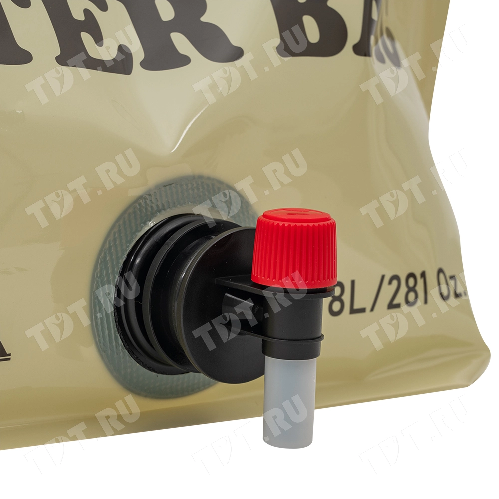 Складная сумка для хранения воды, с краном, 420*75*310 мм, 8 л