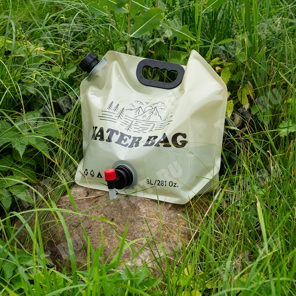 Складная сумка для хранения воды, с краном, 420*75*310 мм, 8 л