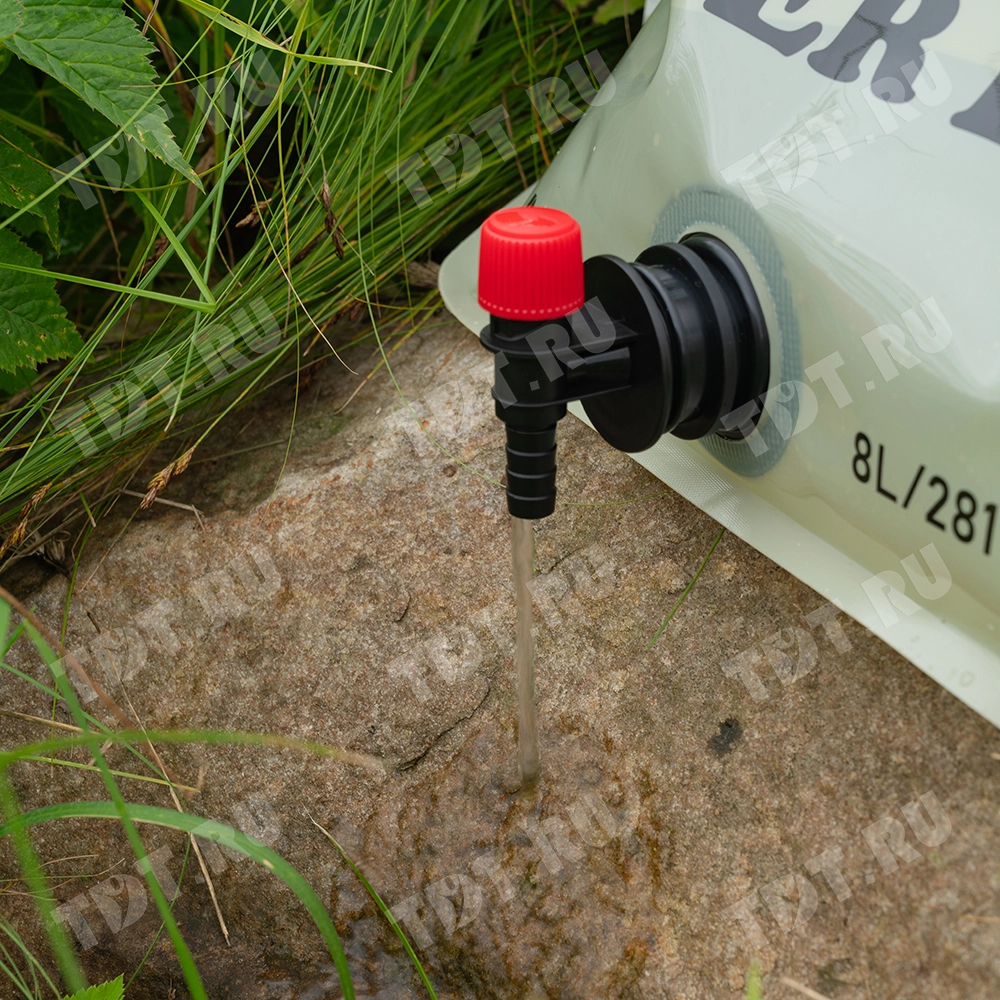 Складная сумка для хранения воды, с краном, 420*75*310 мм, 8 л