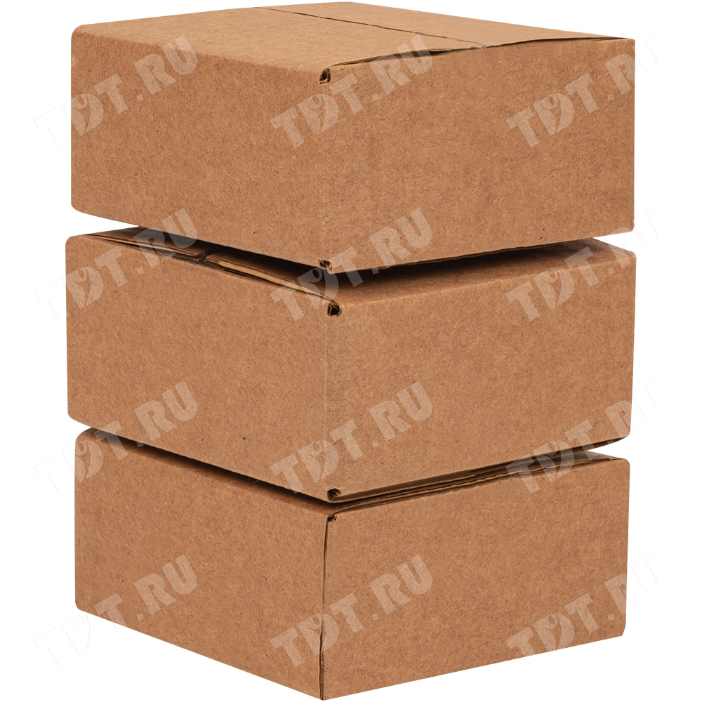 Короб №151-МК, бурый, 100*100*45 мм, Т-23 В