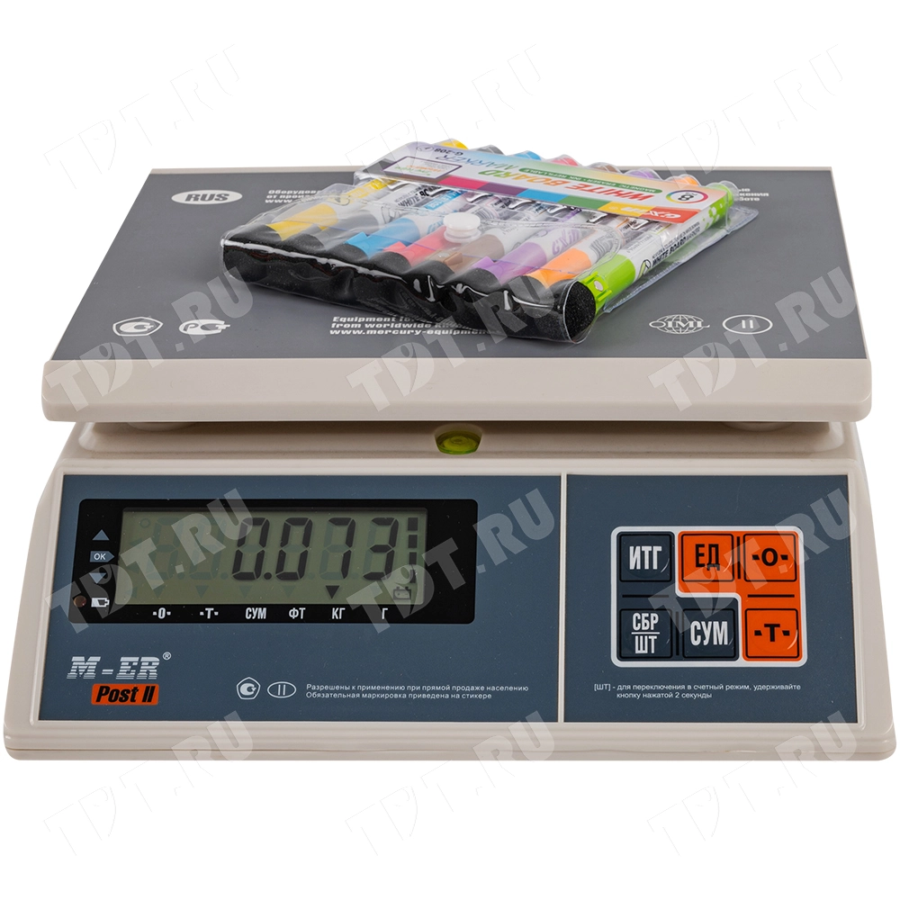 Маркер с ластиком Gxin G-208CL/8 для магнитной доски, набор 8 цветов, 2 мм, 8 шт./уп.