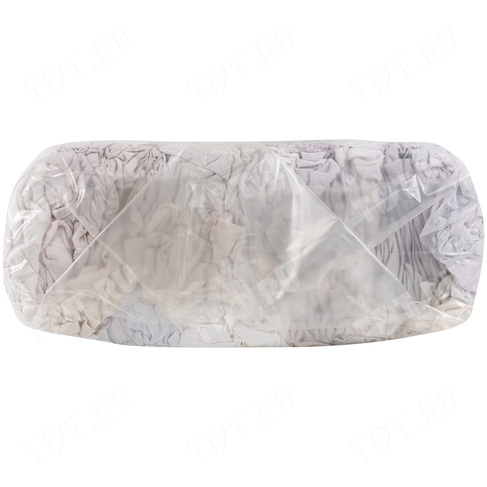 Трикотажная ветошь, белая, 10 кг