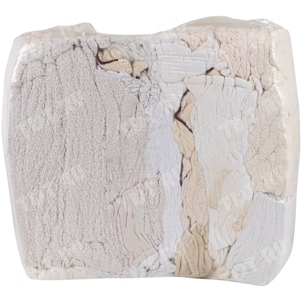 Махровая ветошь, белая, 10 кг