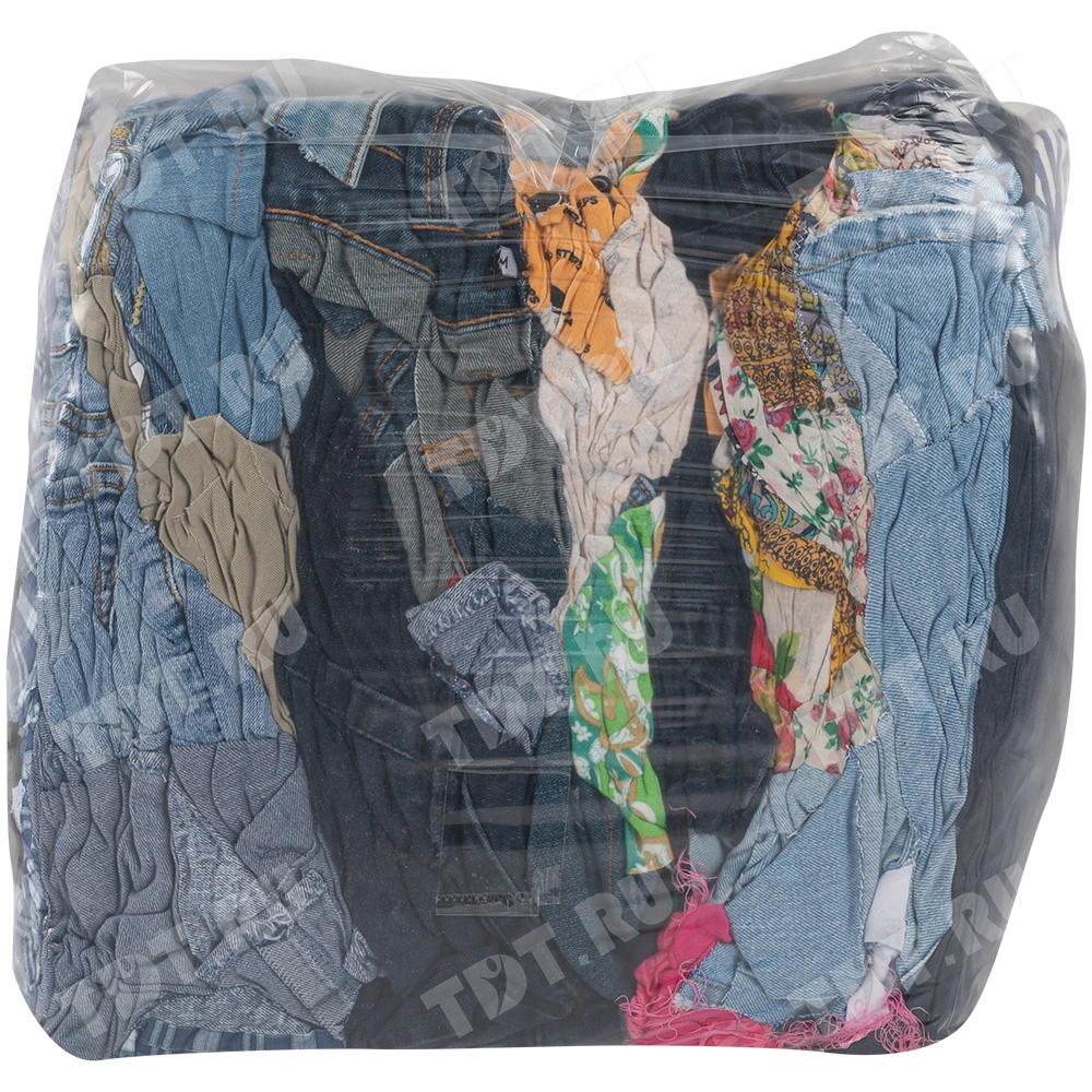 Ветошь ассорти, цветная, 10 кг