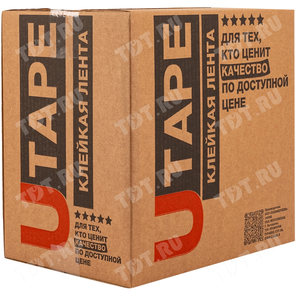 Клейкая лента прозрачная Utape, 48мм*150м*45мкм