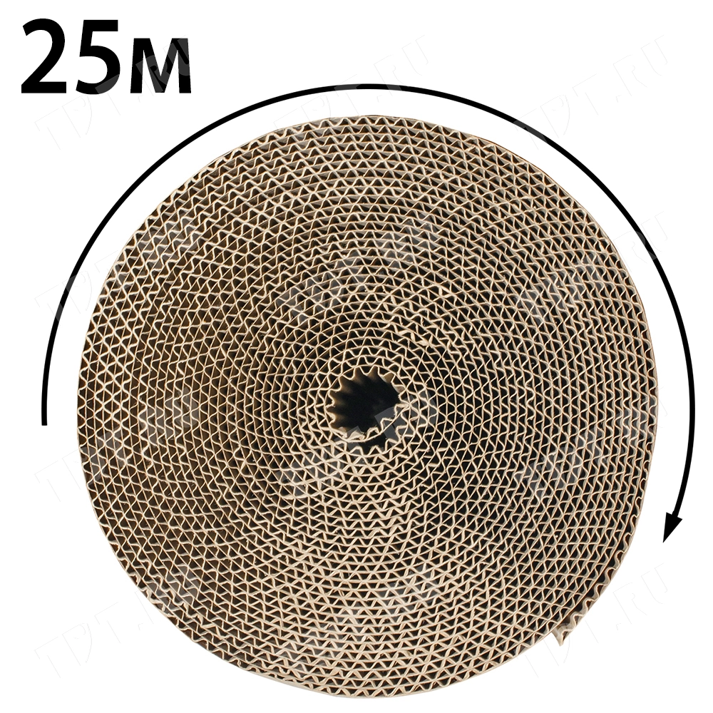 Гофрокартон рулонный Д-21, 25*0.84 м