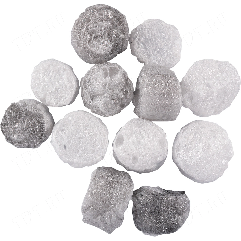 Наполнитель полистирольный «Конфетти», чёрно-белый, 10 л