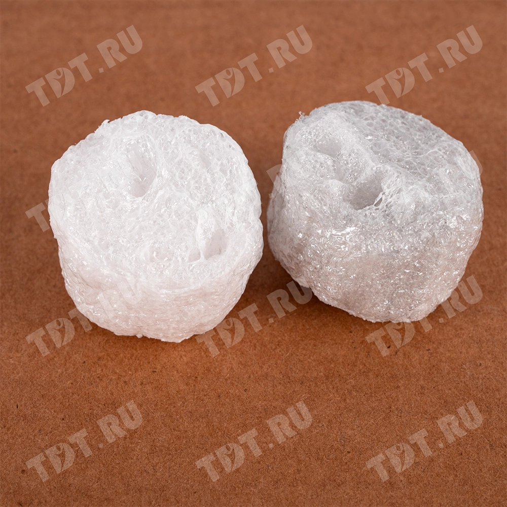 Наполнитель полистирольный «Конфетти», чёрно-белый, 10 л