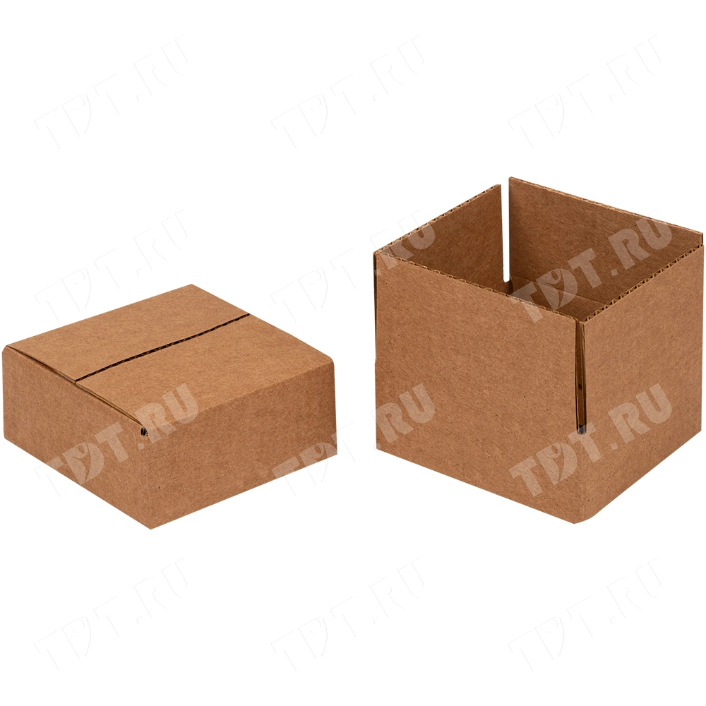 Короб №151-МК, бурый, 100*100*45 мм, Т-21 В