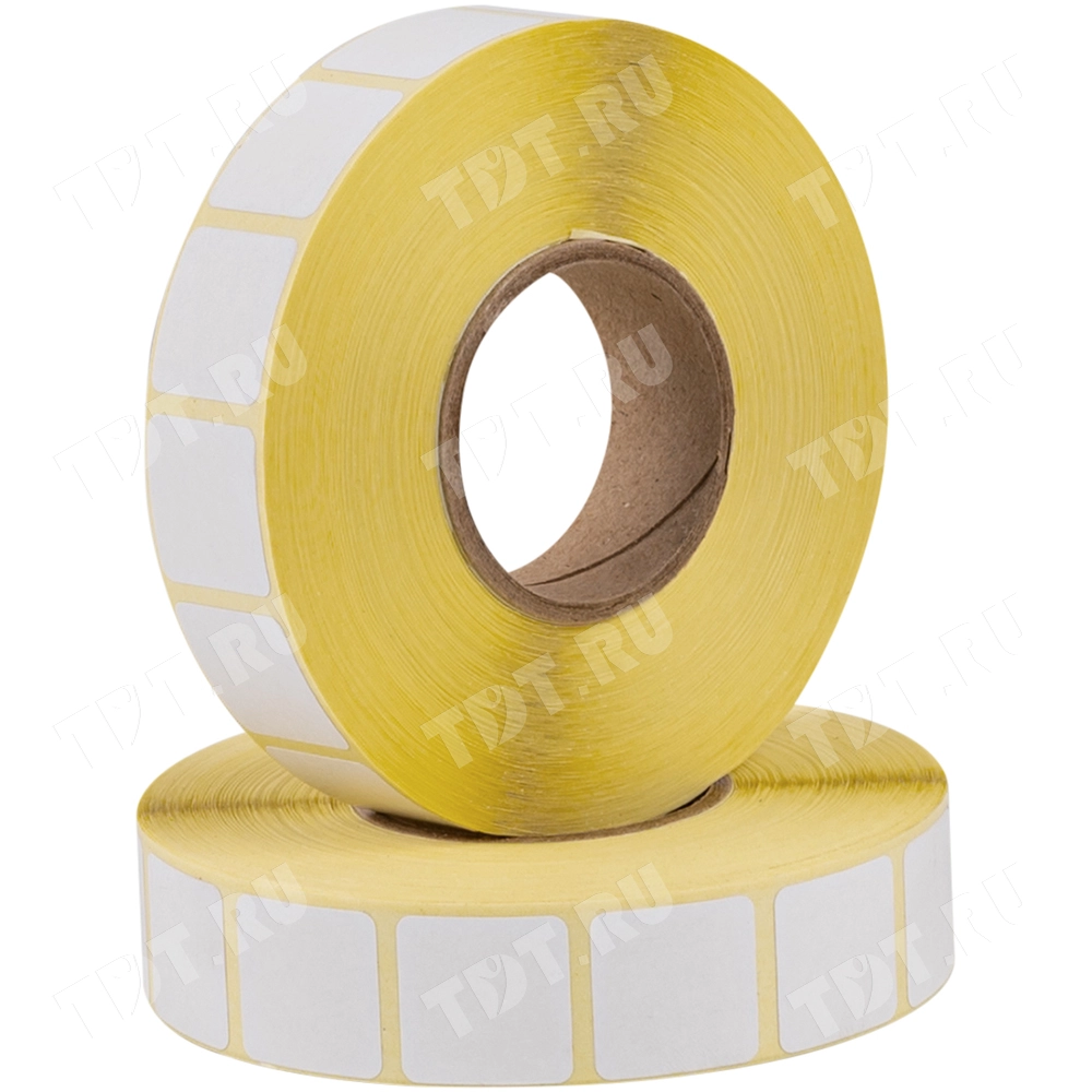 Термоэтикетки ЭКО 20*20 мм (этикетки для «Честный знак»), втулка 40 мм, 2000 шт./рол.