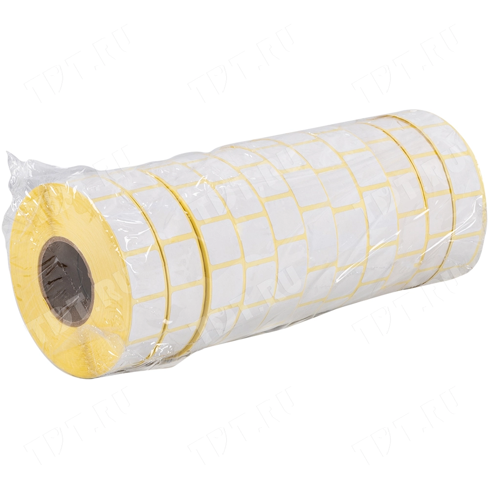 Термоэтикетки ЭКО 20*20 мм (этикетки для «Честный знак»), втулка 40 мм, 2000 шт./рол.