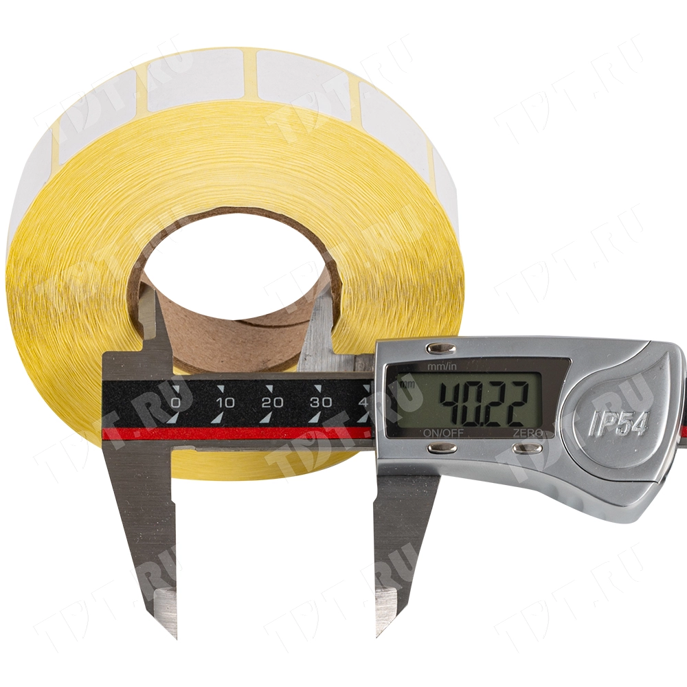 Термоэтикетки ЭКО 20*20 мм (этикетки для «Честный знак»), втулка 40 мм, 2000 шт./рол.