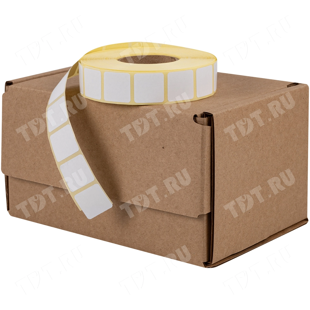 Термоэтикетки ЭКО 20*20 мм (этикетки для «Честный знак»), втулка 40 мм, 2000 шт./рол.