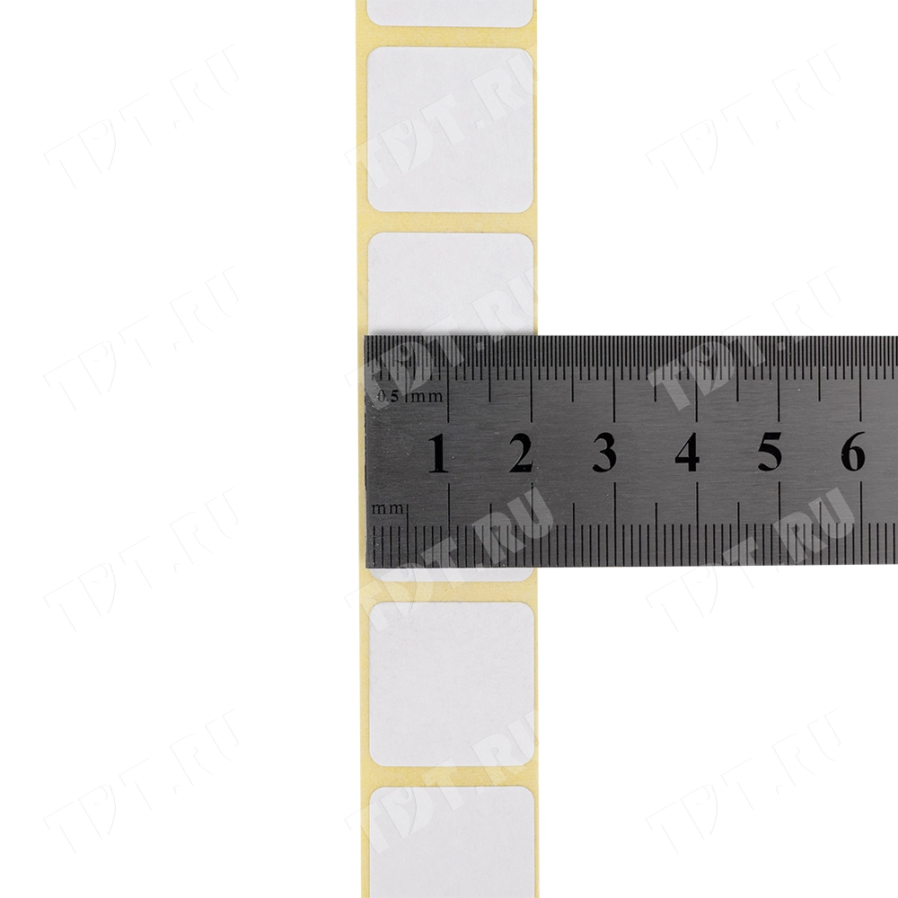 Термоэтикетки ЭКО 20*20 мм (этикетки для «Честный знак»), втулка 40 мм, 2000 шт./рол.