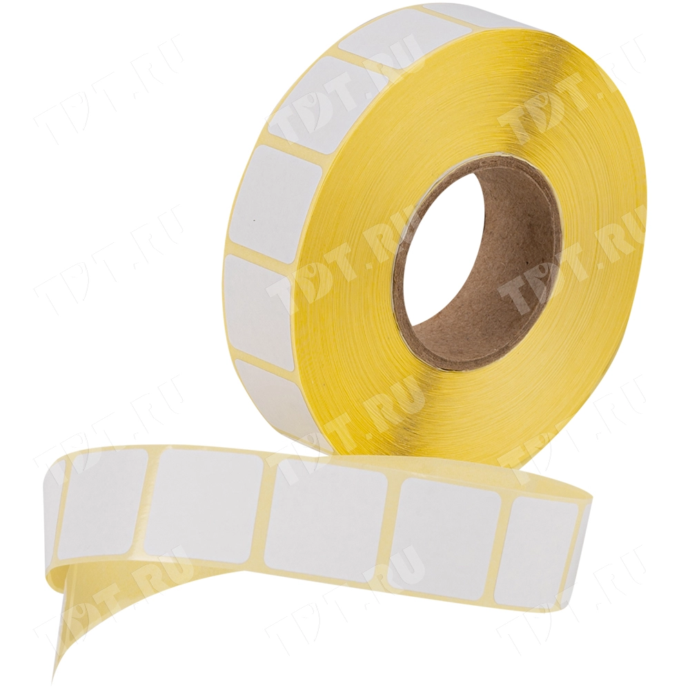 Термоэтикетки ЭКО 20*20 мм (этикетки для «Честный знак»), втулка 40 мм, 2000 шт./рол.