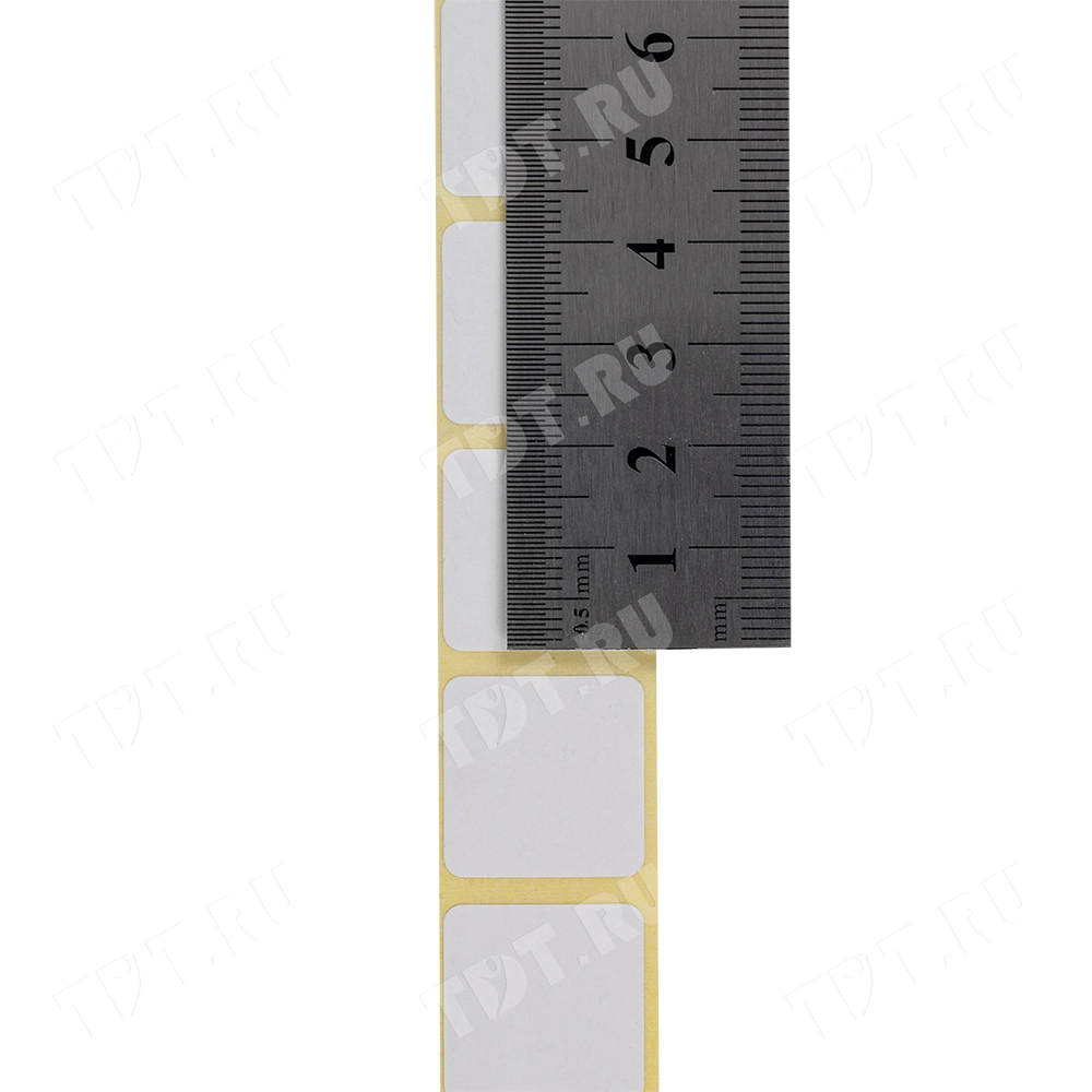 Термоэтикетки ЭКО 20*20 мм (этикетки для «Честный знак»), втулка 40 мм, 2000 шт./рол.