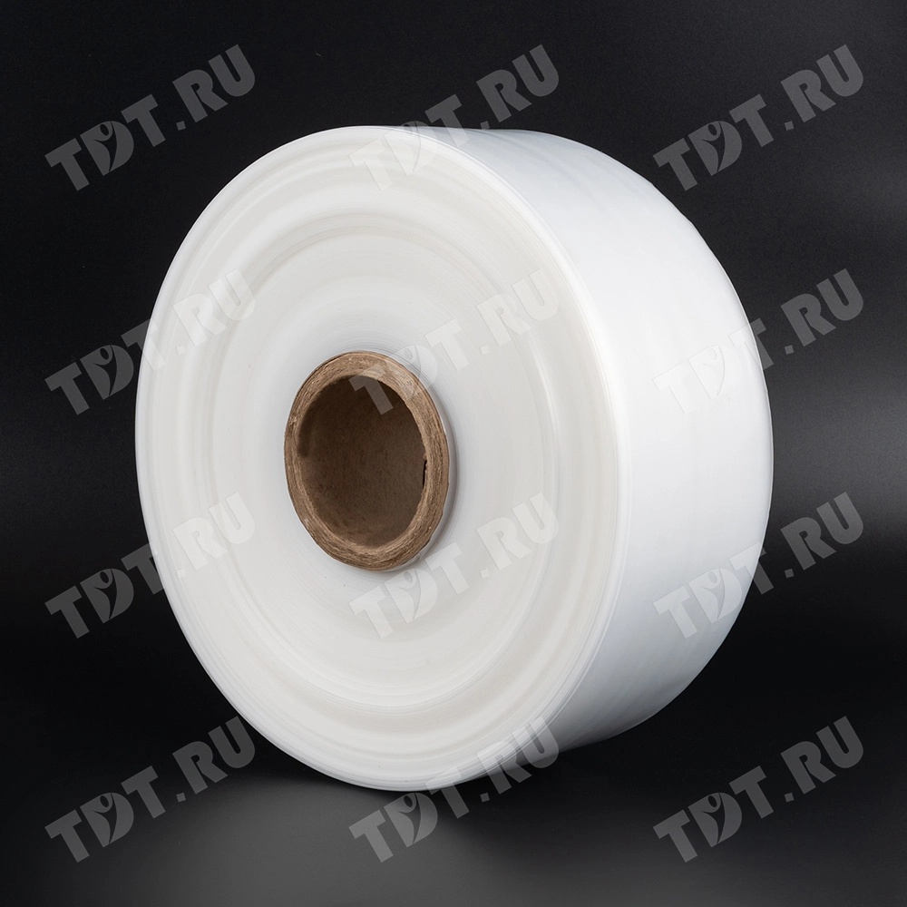 Рукав ПВД прозрачный, 7 см, 80 мкм, 485 м, 5 кг