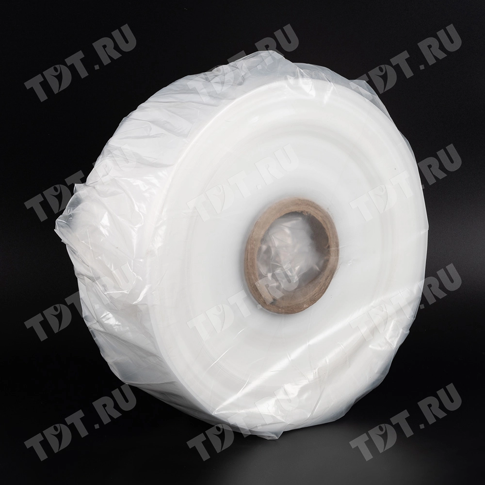 Рукав ПВД прозрачный, 12 см, 80 мкм, 565 м, 10 кг