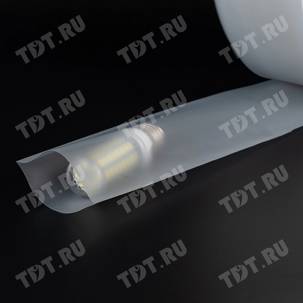 Рукав ПВД прозрачный, 15 см, 80 мкм, 450 м, 10 кг