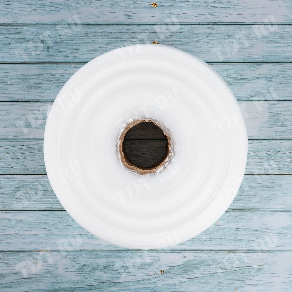 Рукав ПВД прозрачный, 20 см, 80 мкм, 335 м, 10 кг