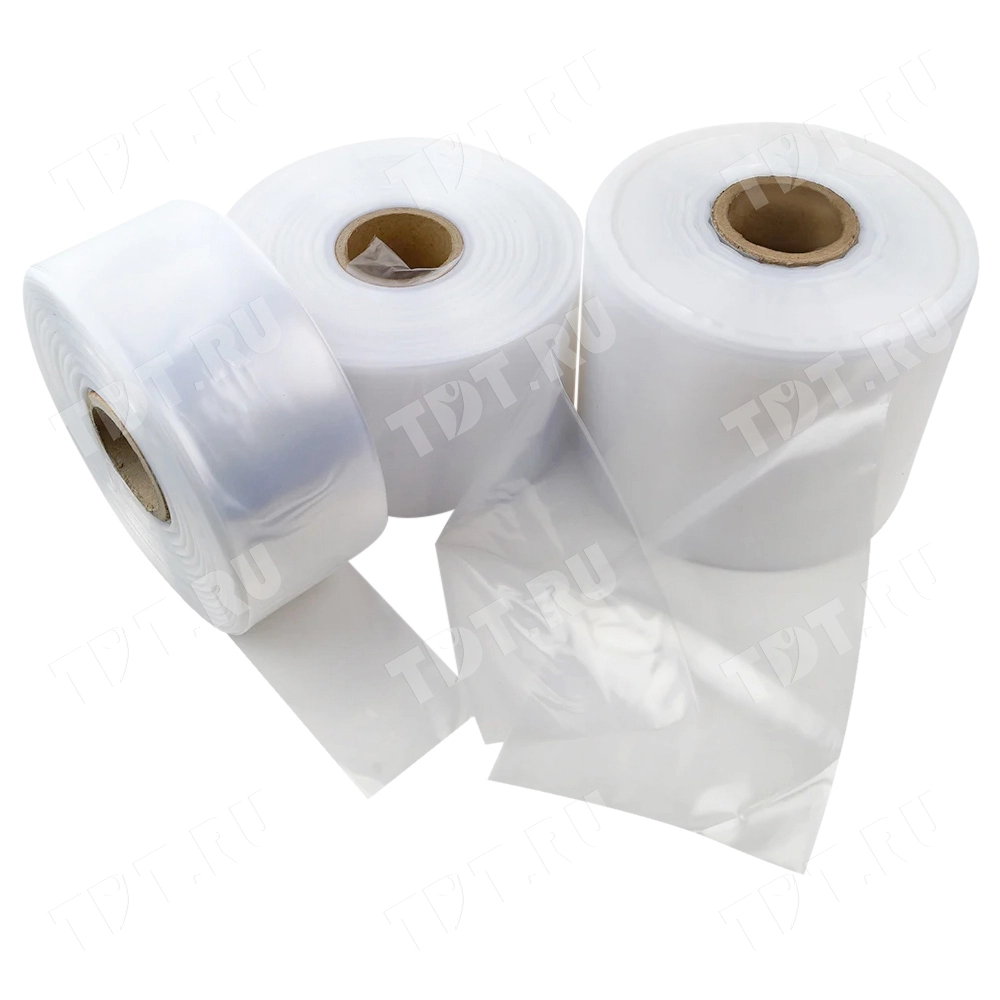 Рукав ПВД прозрачный, 30 см, 80 мкм, 225 м, 10 кг