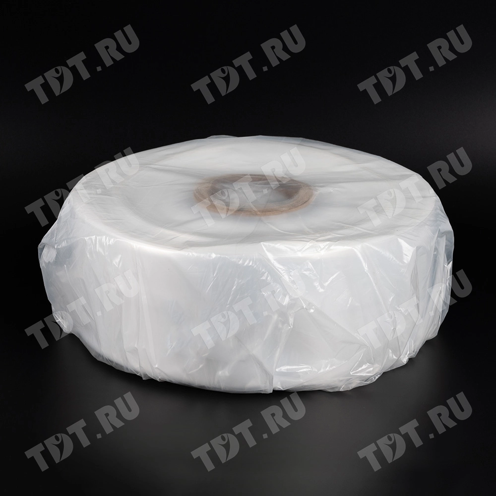 Рукав ПВД прозрачный, 75 см, 80 мкм, 87 м, 10 кг