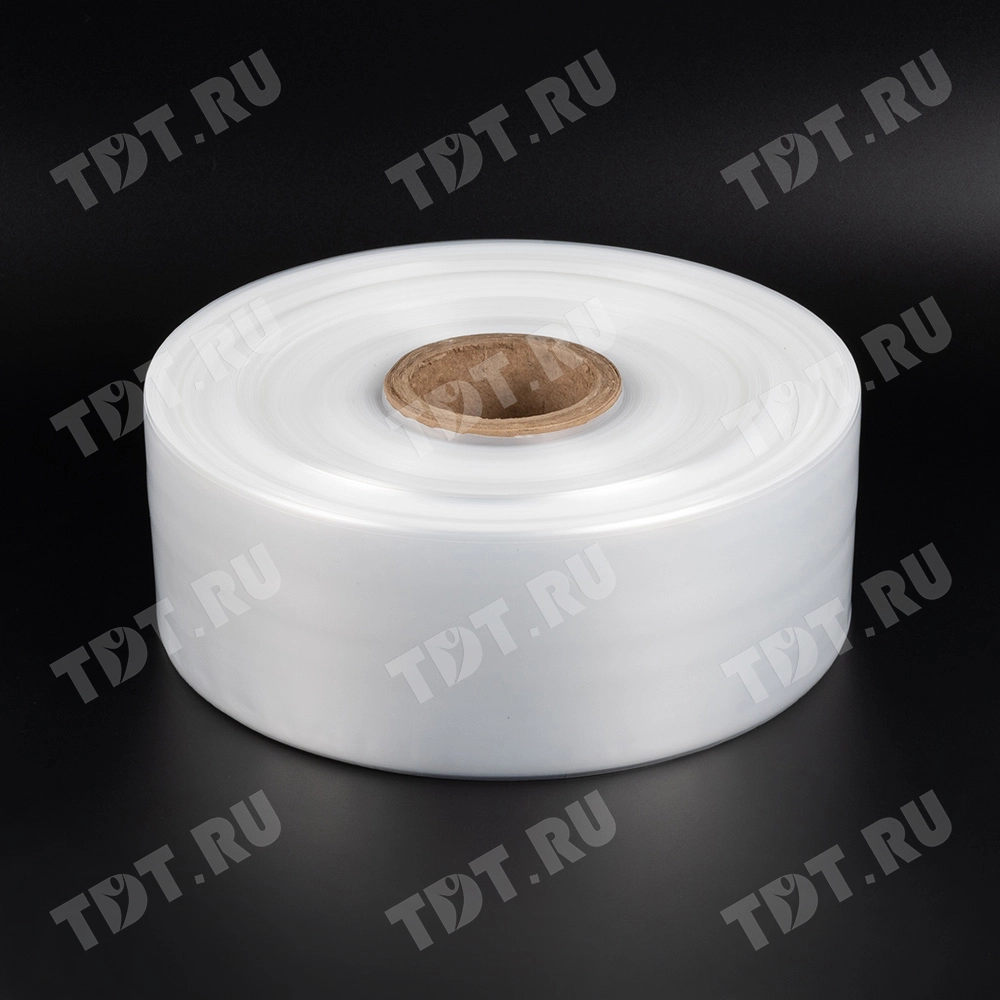 Рукав ПВД прозрачный, 75 см, 80 мкм, 87 м, 10 кг