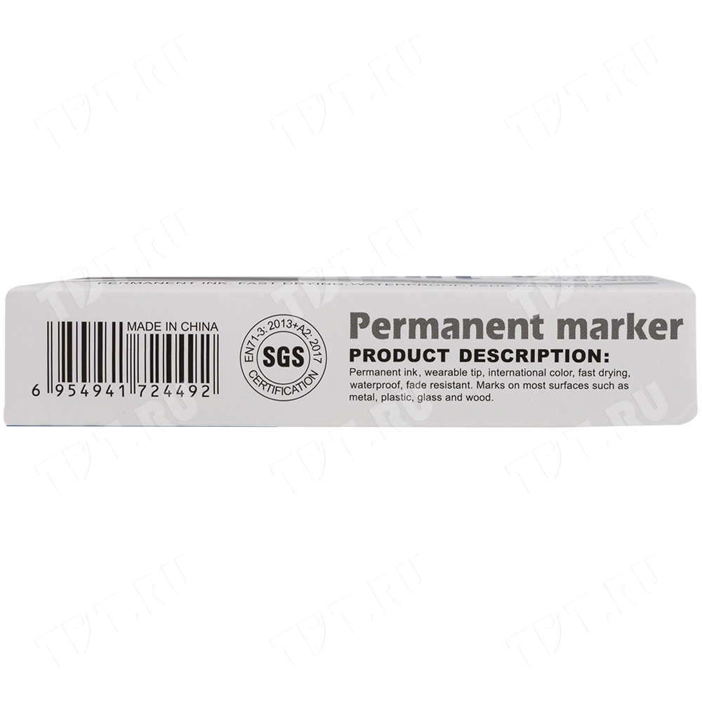 Маркер перманентный Gxin G-104900, красный, 0.5 мм, 1 шт.