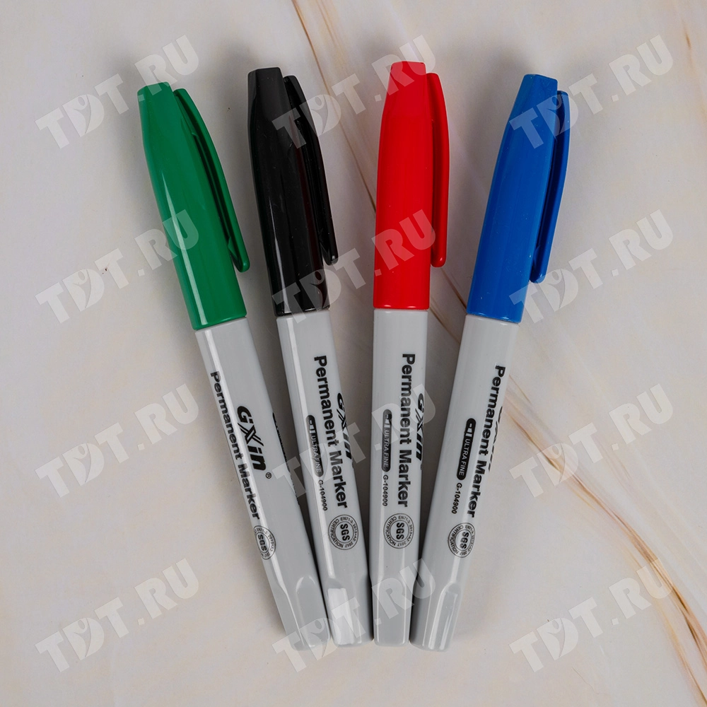 Маркер перманентный Gxin G-104900, зеленый, 0.5 мм, 1 шт.