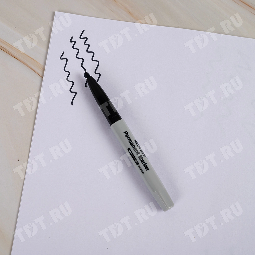 Маркер перманентный Gxin G-106000, черный, 1-2 мм, 1 шт.