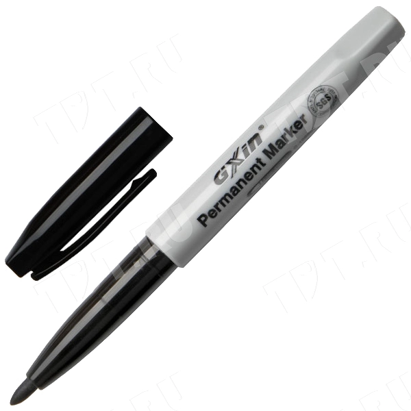 Маркер перманентный Gxin G-106000, синий, 1-2 мм, 1 шт.