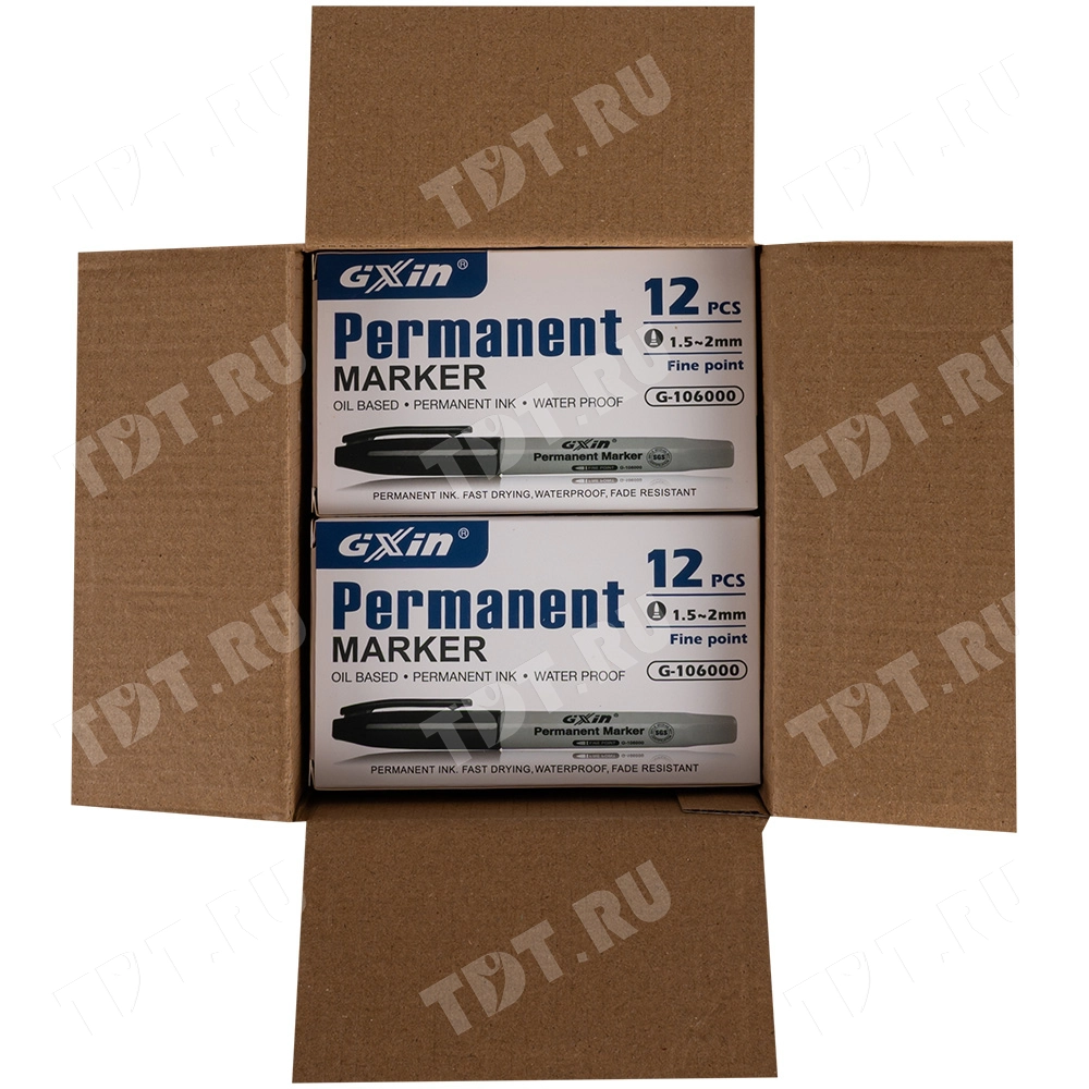 Маркер перманентный Gxin G-106000, зеленый, 1-2 мм, 1 шт.