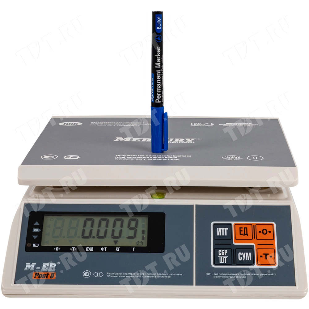 Маркер перманентный Gxin G-131, синий, 1-1.5 мм, 1 шт.