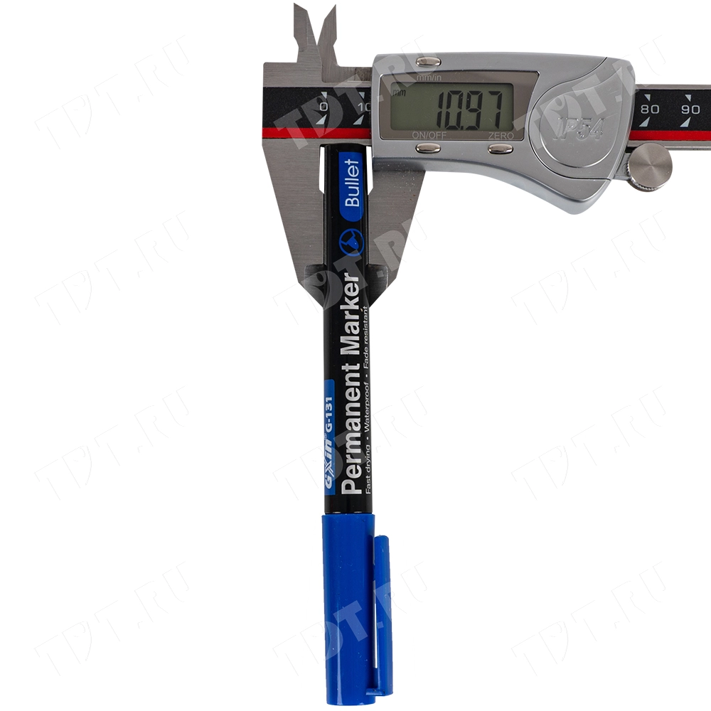 Маркер перманентный Gxin G-131, синий, 1-1.5 мм, 1 шт.