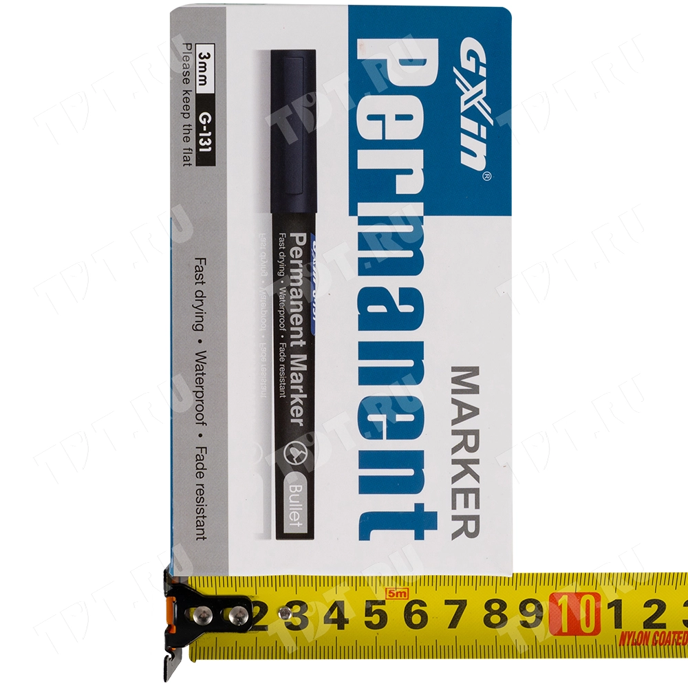 Маркер перманентный Gxin G-131, синий, 1-1.5 мм, 1 шт.