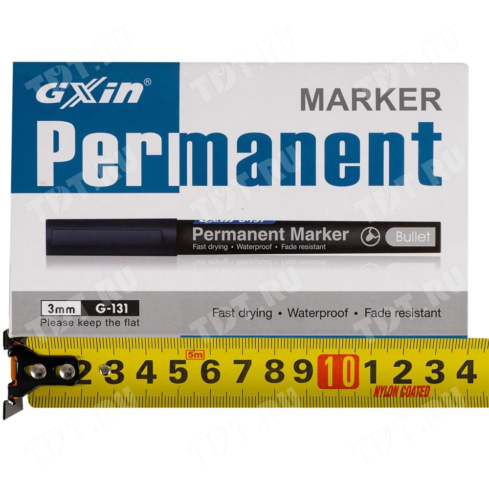 Маркер перманентный Gxin G-131, зеленый, 1-1.5 мм, 1 шт.