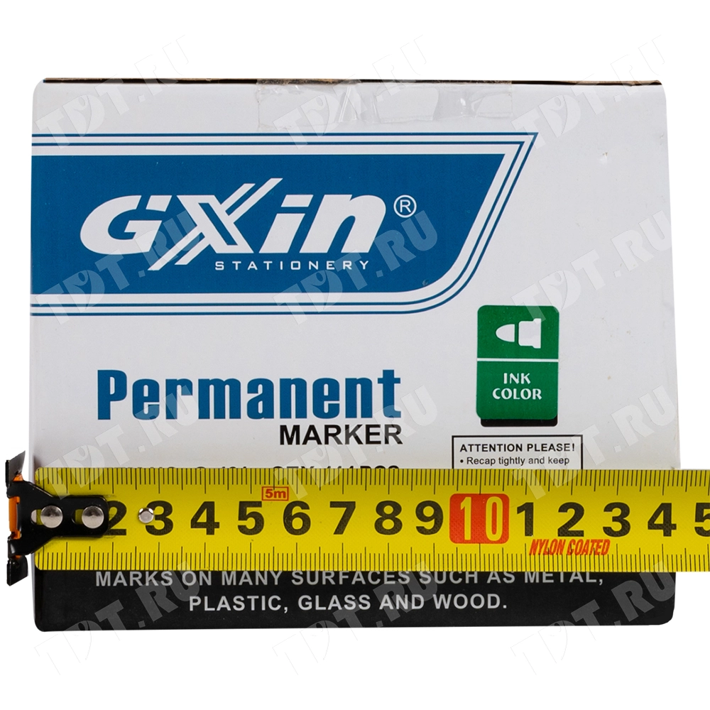 Маркер перманентный Gxin G-131, зеленый, 1-1.5 мм, 1 шт.
