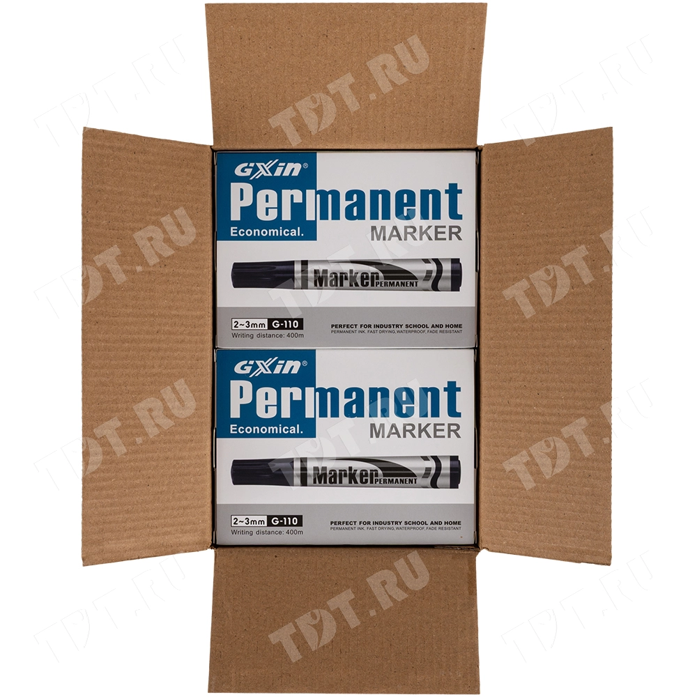 Маркер перманентный Gxin G-110, черный, 2-3 мм, 1 шт.