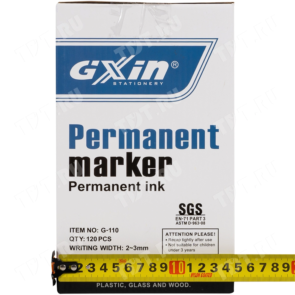 Маркер перманентный Gxin G-110, синий, 2-3 мм, 1 шт.