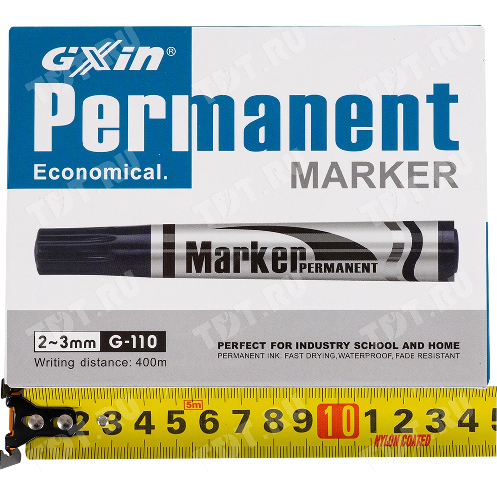 Маркер перманентный Gxin G-110, синий, 2-3 мм, 1 шт.
