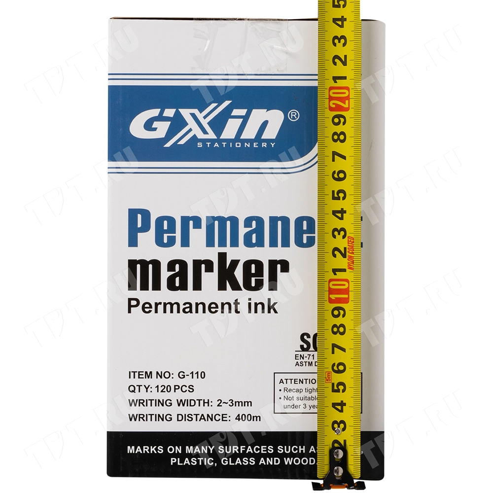 Маркер перманентный Gxin G-110, синий, 2-3 мм, 1 шт.