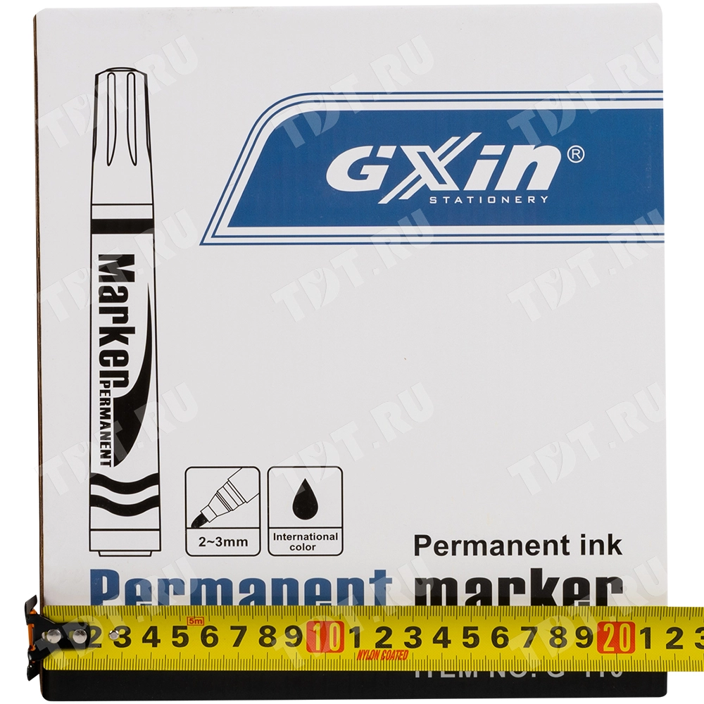 Маркер перманентный Gxin G-110, зеленый, 2-3 мм, 1 шт.