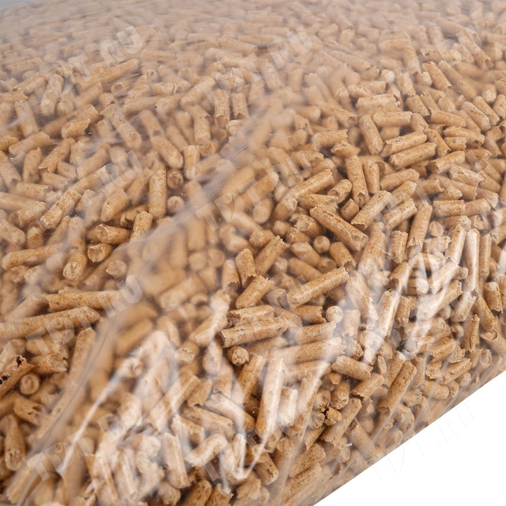 Хвойные древесные пеллеты в мешках, 15 кг