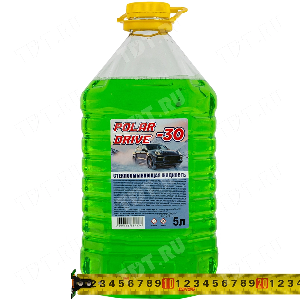 Незамерзающая жидкость для омывателя автостекол Polar Drive, 5 л