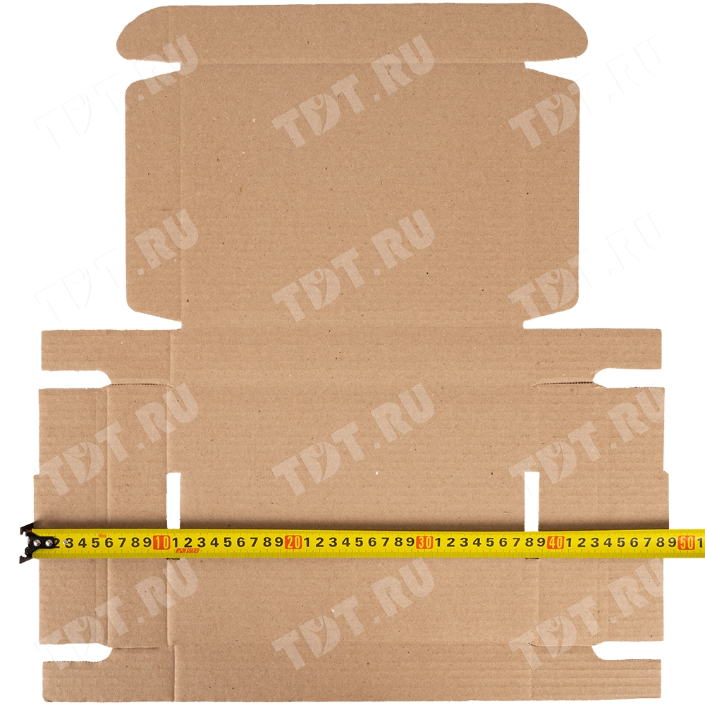 Самосборный короб «Бантик», бурый, 260*195*42 мм, Т-23 В