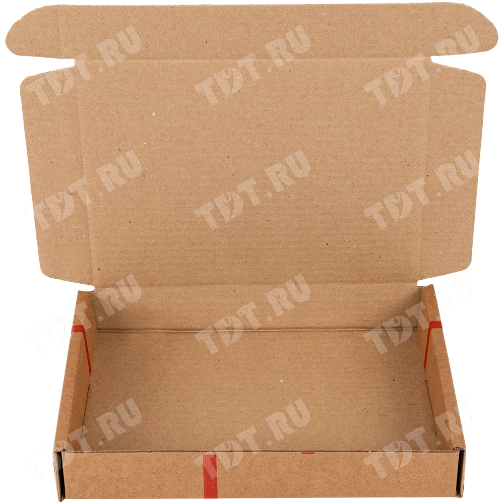 Самосборный короб «Бантик», бурый, 260*195*42 мм, Т-23 В