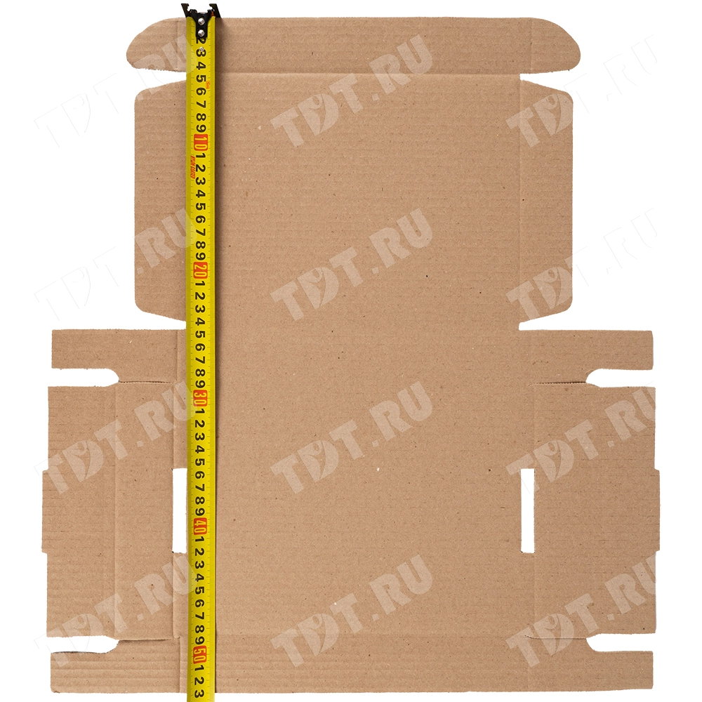 Самосборный короб «Бантик», бурый, 260*195*42 мм, Т-23 В