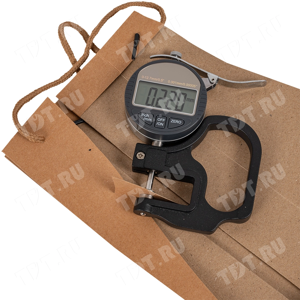 Крафт пакет с веревочной ручкой для бутылок, 120 г/м², 10*9*33 см