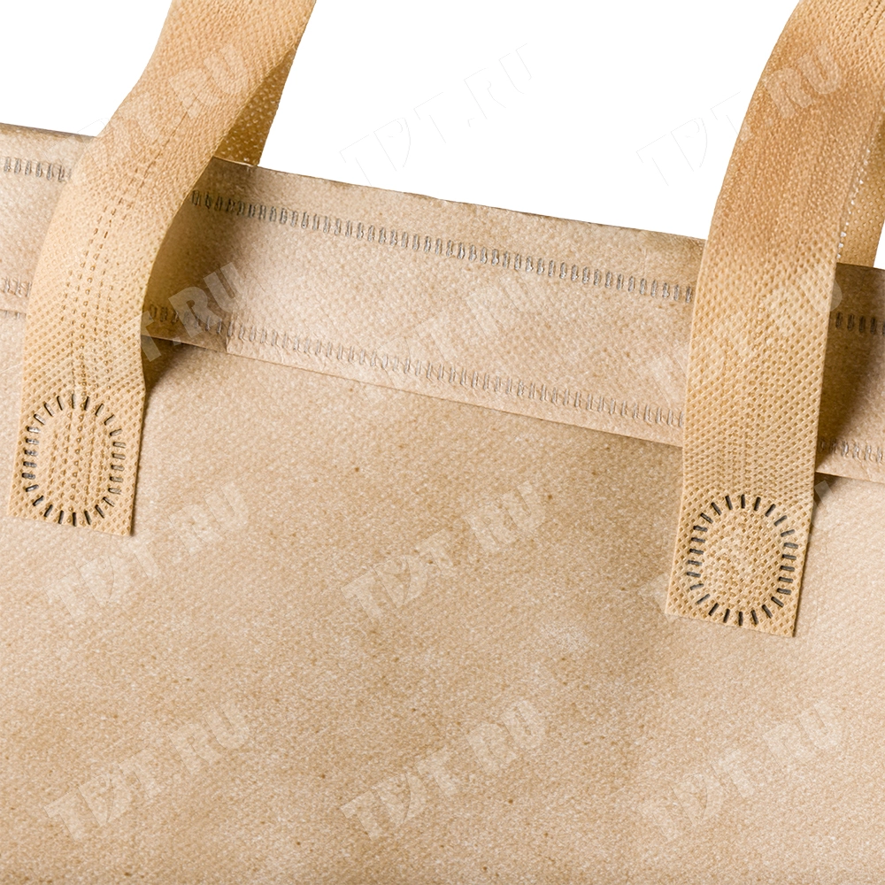 Термошоппер для продуктов с клейкой лентой, 260*170*260 мм, крафт